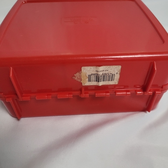 VTG 1987 ALF Red Plastic Lunchbox w/Thermos - Picture 8 of 15